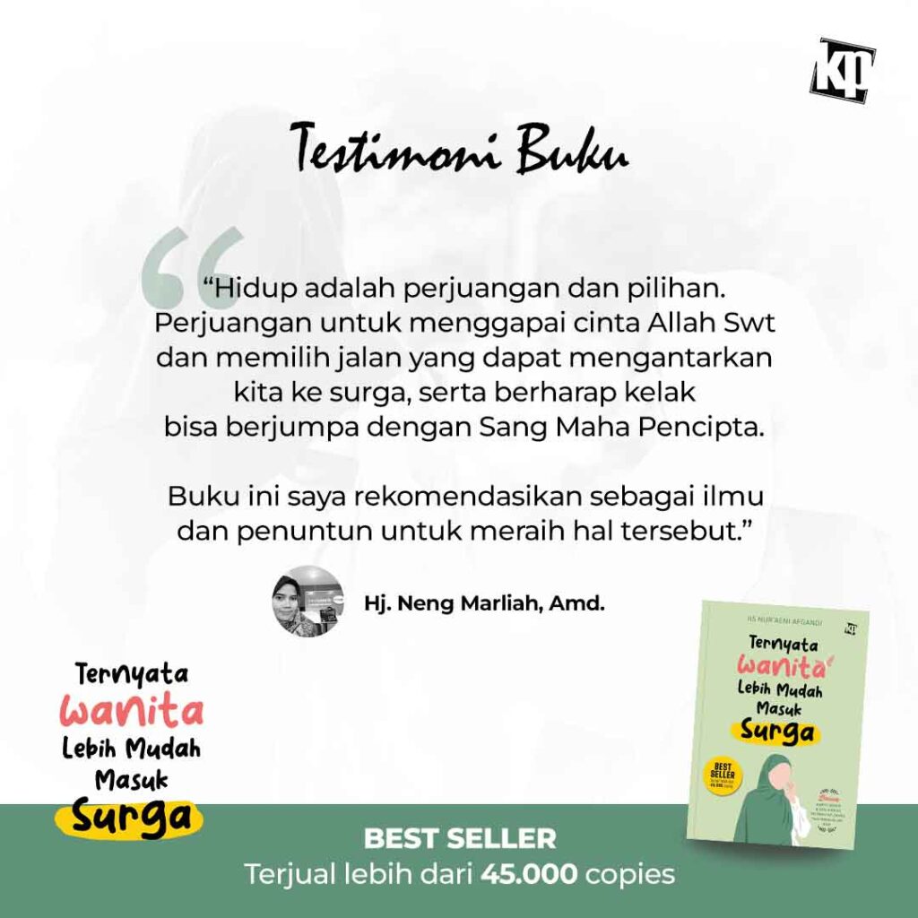 Artboard Ternyata Wanita Lebih Mudah Masuk Surga Kawan Pustaka