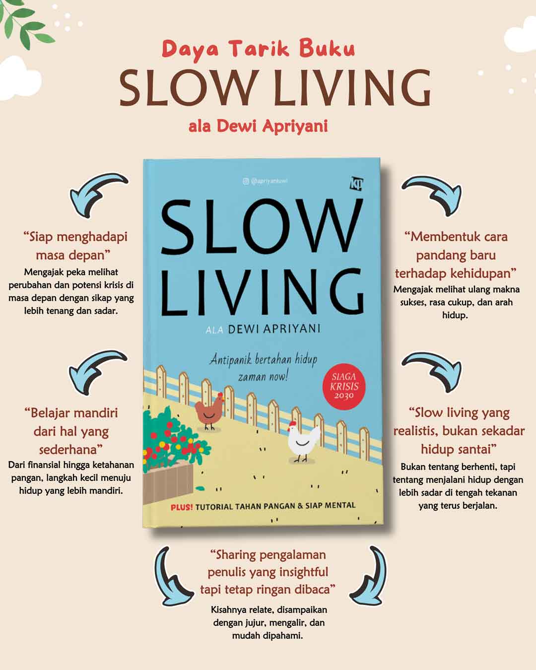Buku ini untuk kamu yang ingin slow living