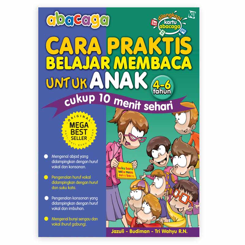 Abacga Cara Praktis Belajar Membaca untuk Anak 4-6 tahun