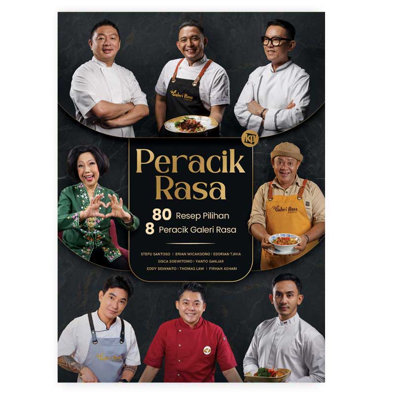 cover buku peracik rasa 80 resep pilihan 8 peracik galeri rasa